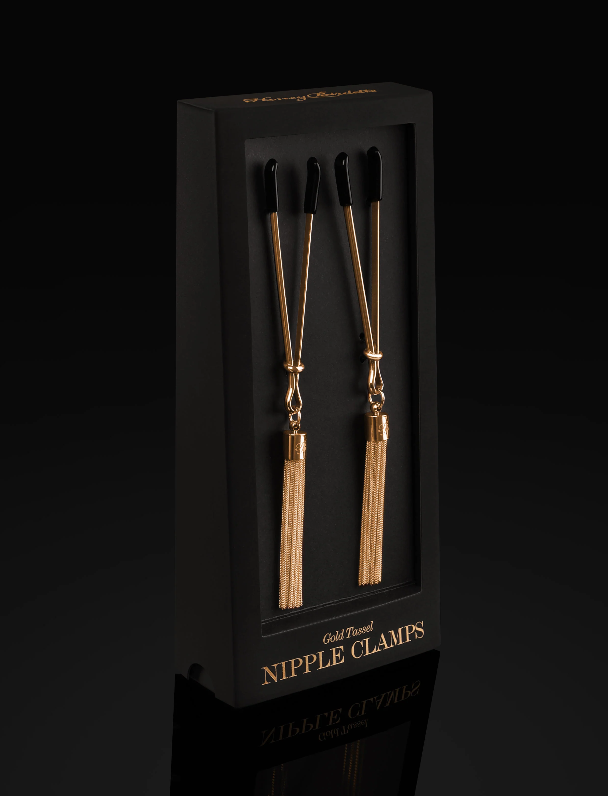 Gold Tassel Nipple Clamps