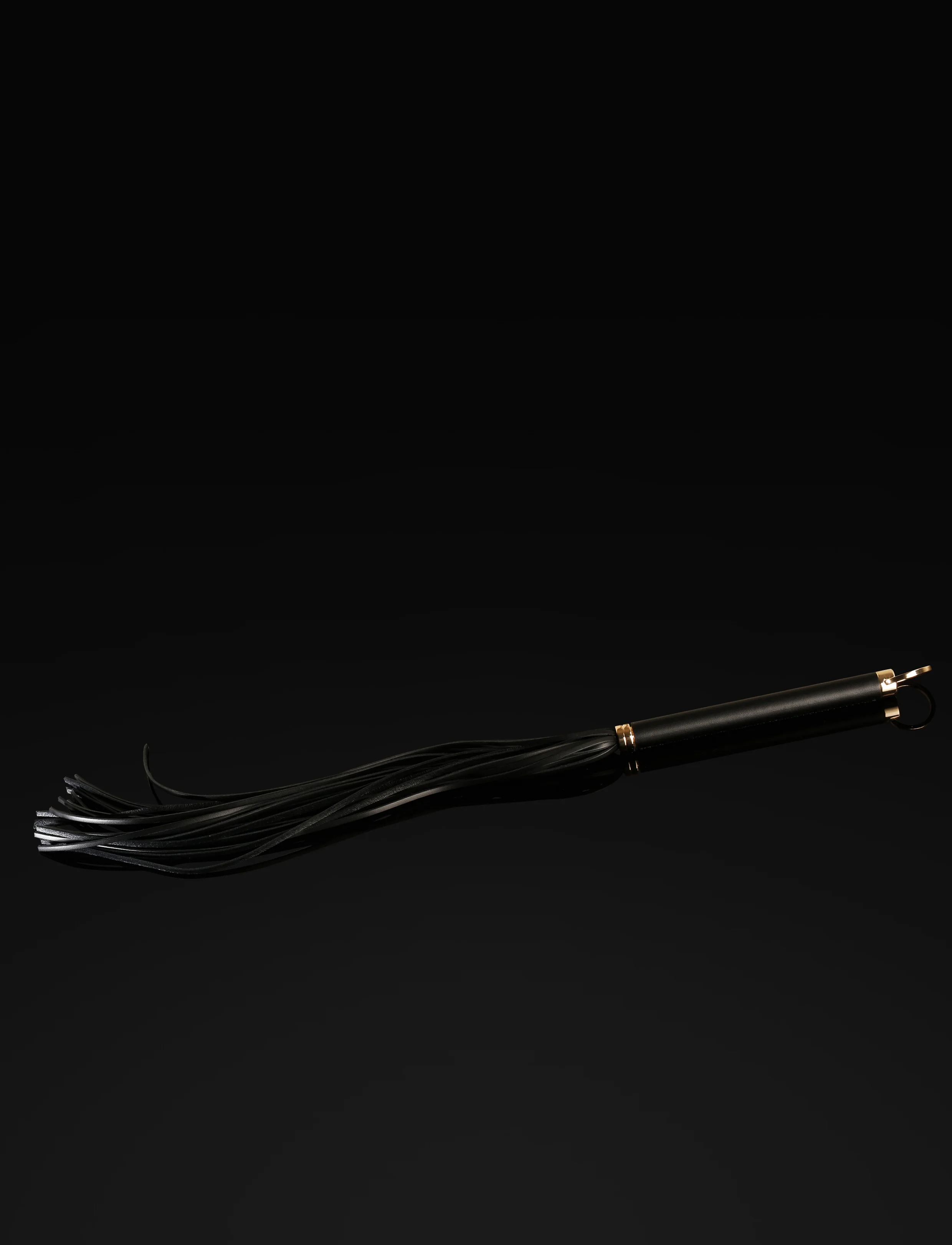Fashion Fetish Black Leather Flogger