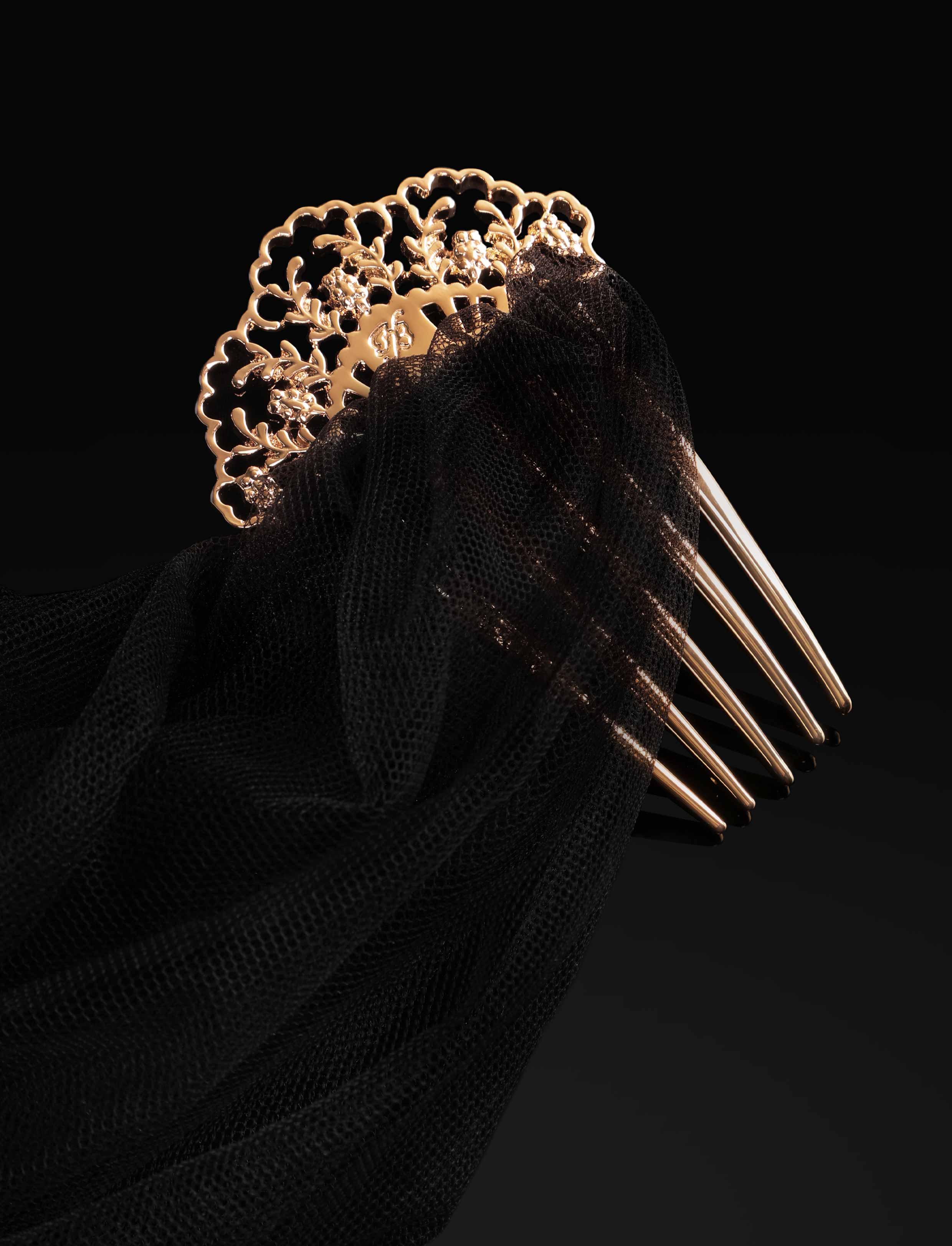6094-gabrielle-black-veil-5.jpg Gabrielle Black Veil